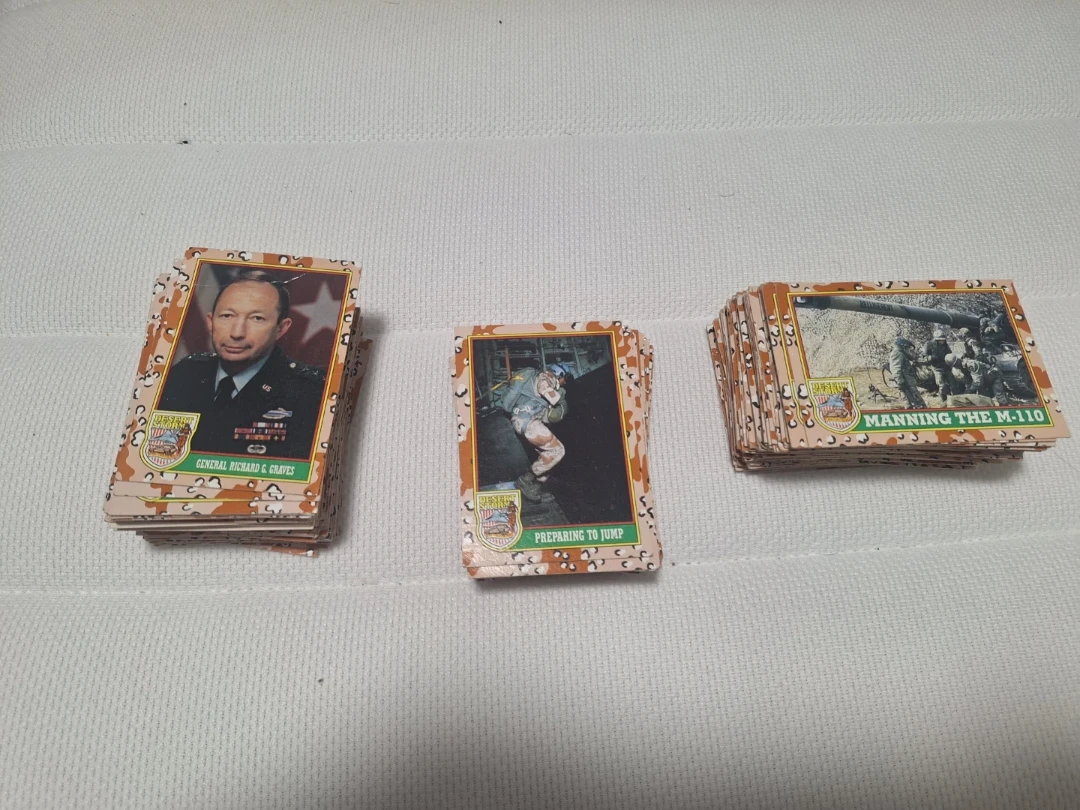 1991 Topps Desert Storm Trading Card Collection