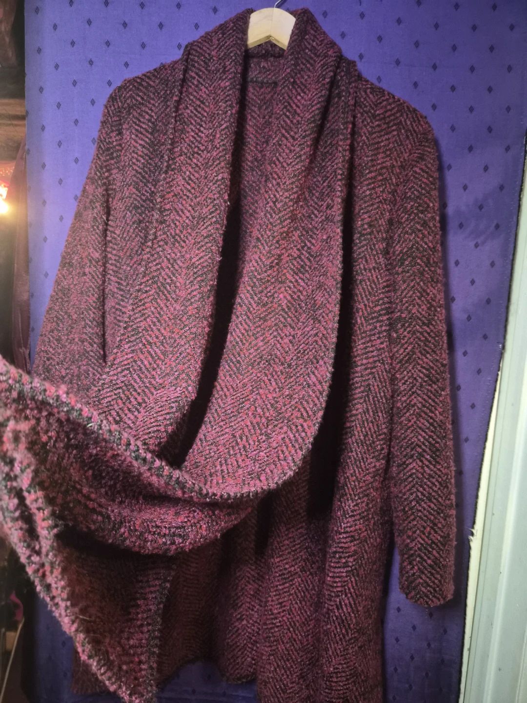Herringbone Knit Coatigan - photo 4