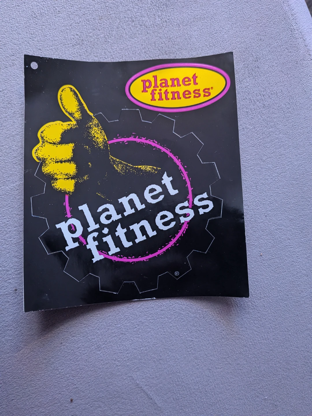 Planet Fitness Rear Window Decal
