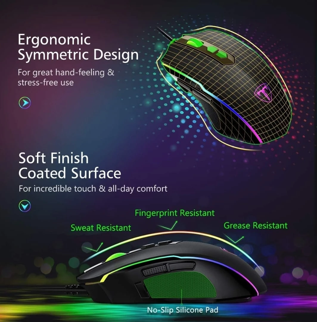 T16 Programmable RGB Gaming Mouse - photo 3