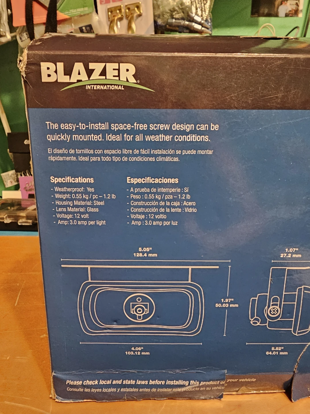 Blazer Axxent Rectangular Driving Light Kit N774B - photo 5