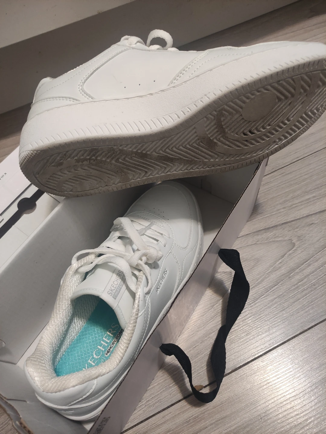 Skechers Women's White Sneakers Size 9.5 - photo 2