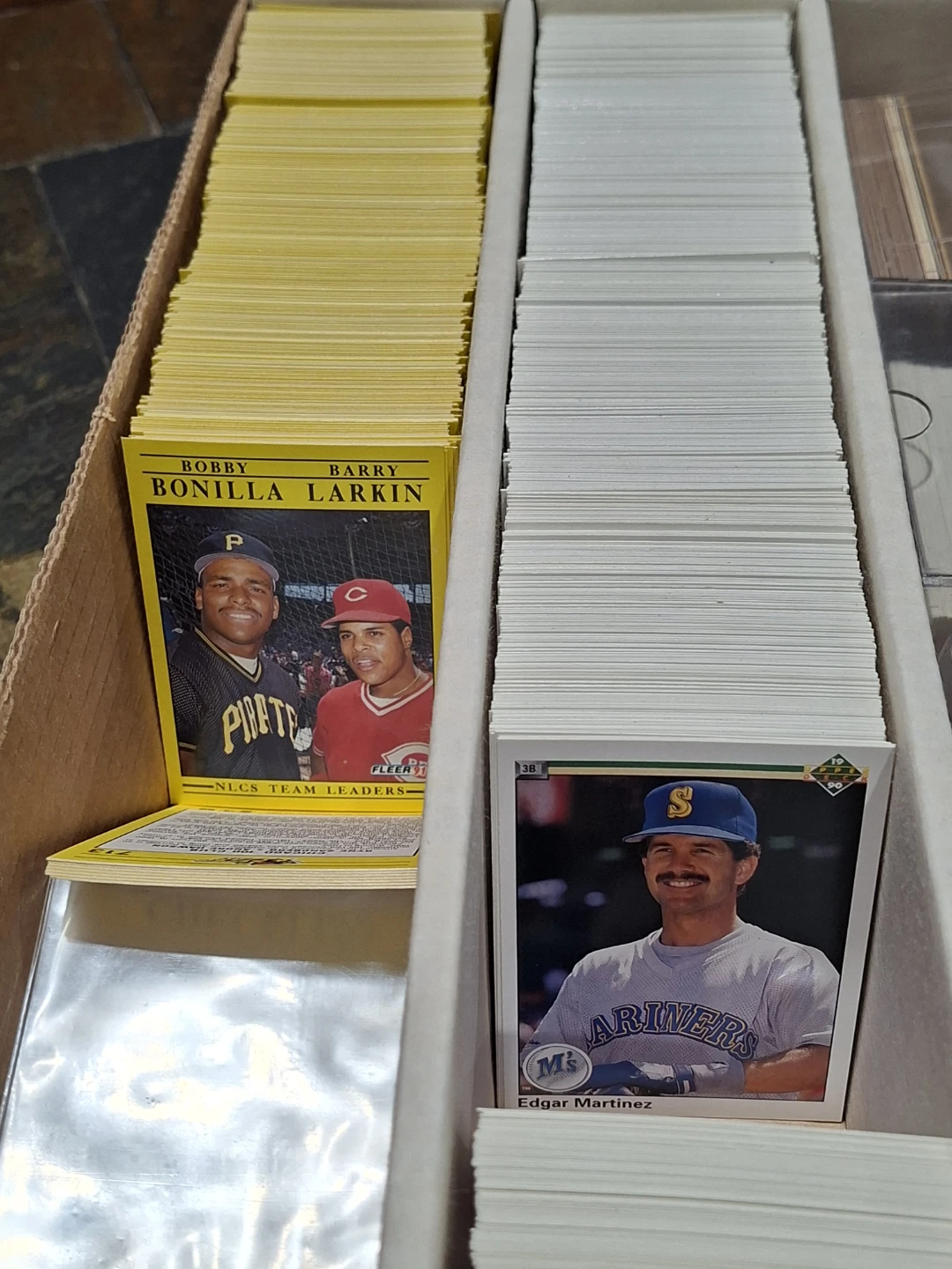 Large Collection of Vintage 1990-1991 Baseball Cards