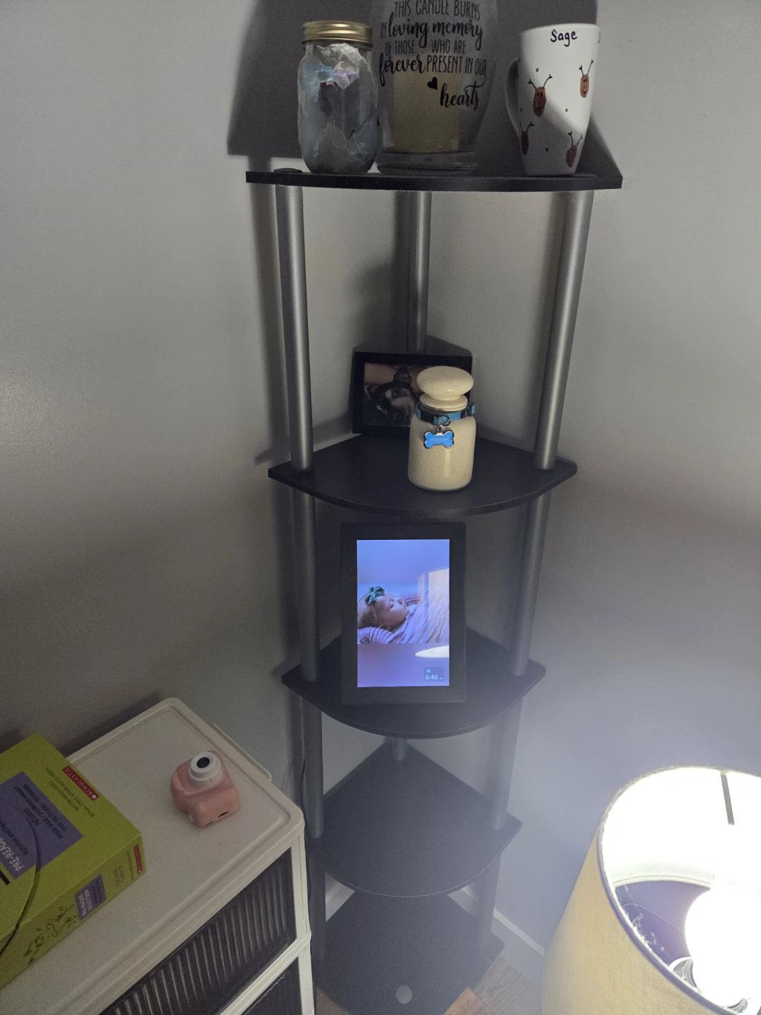 5 tier corner shelf
