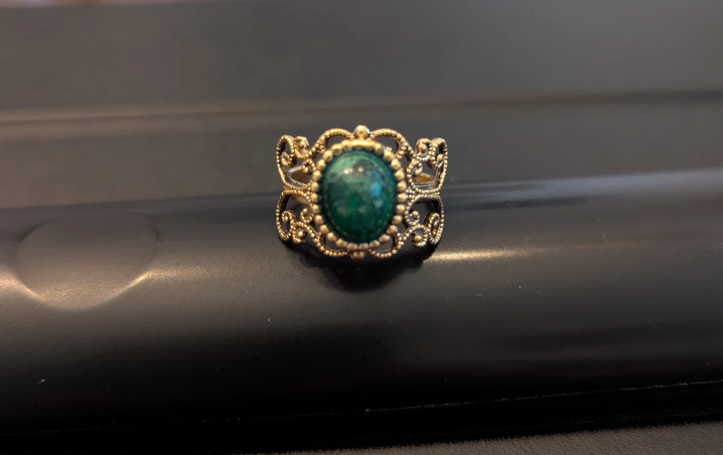 Vintage Emmons Cabochon Gem Ring
