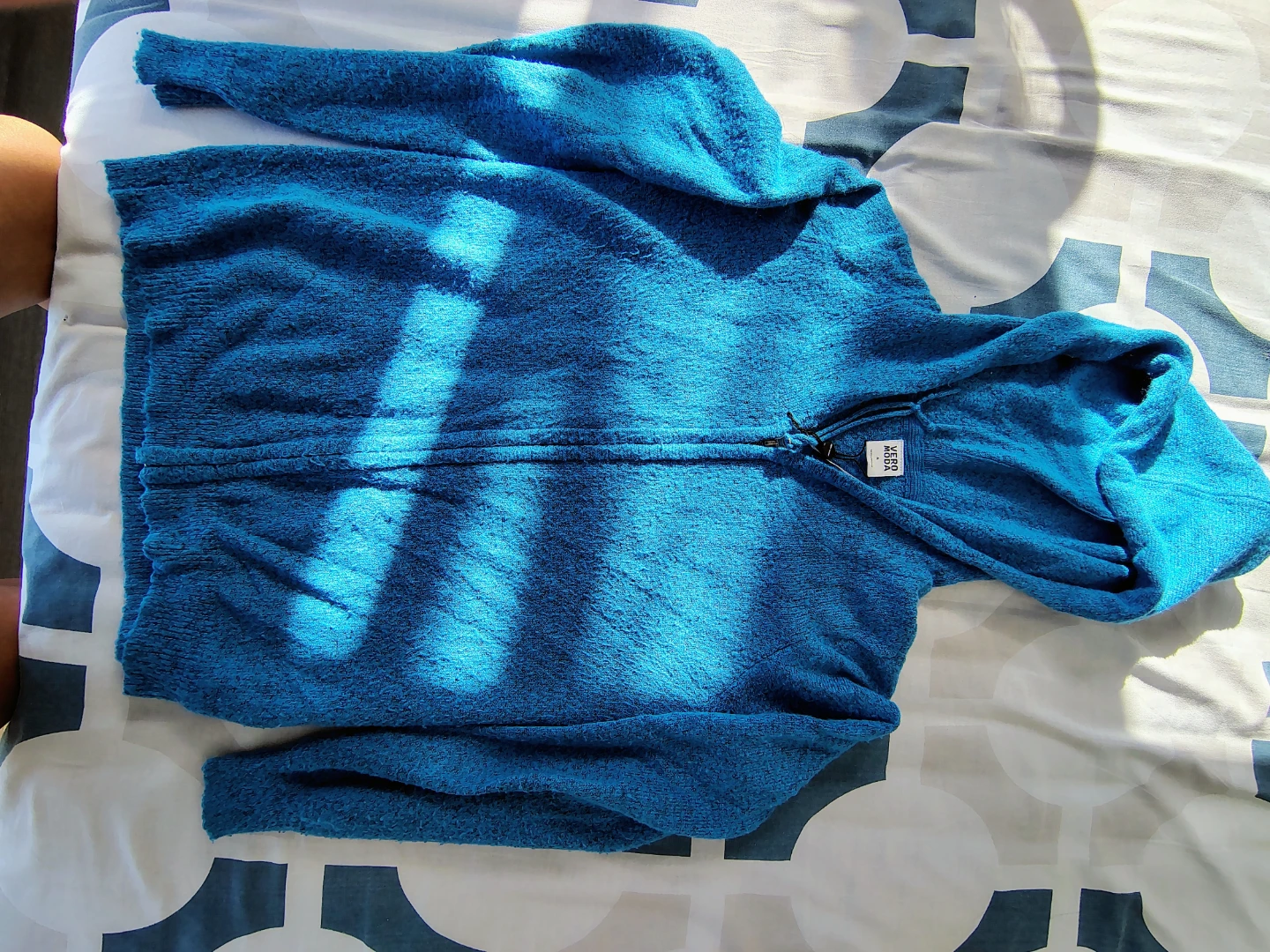 Vero Moda Blue Full Zip Hoodie