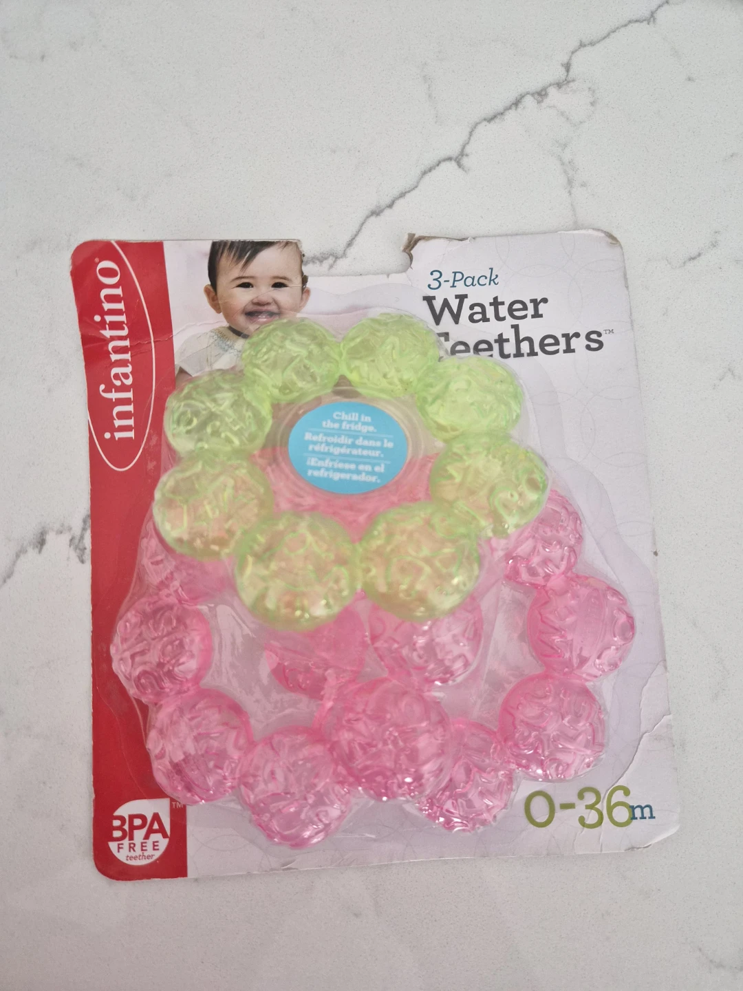 Infantino 3-Pack Water Teethers