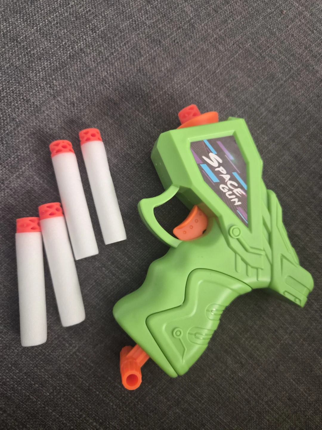 Space Gun Toy with 4 Foam Darts