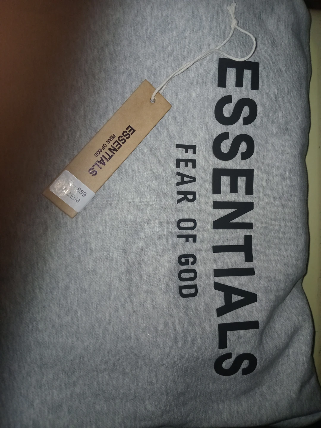 Essentials Fear of God Hoodie - Grey - Medium - photo 2