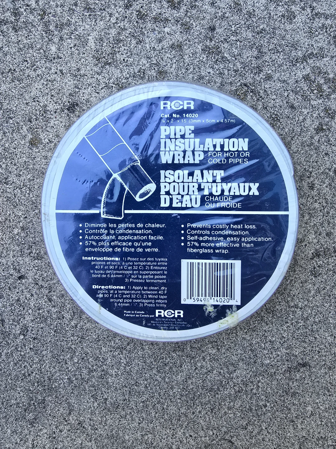 RCR Pipe Insulation Wrap
