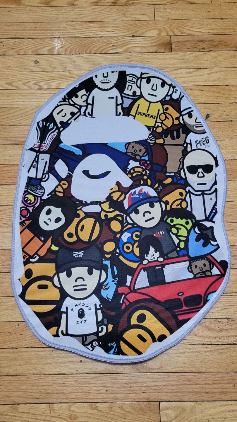 Bathing AAPE x BAPE x Supreme x KAWS Rug