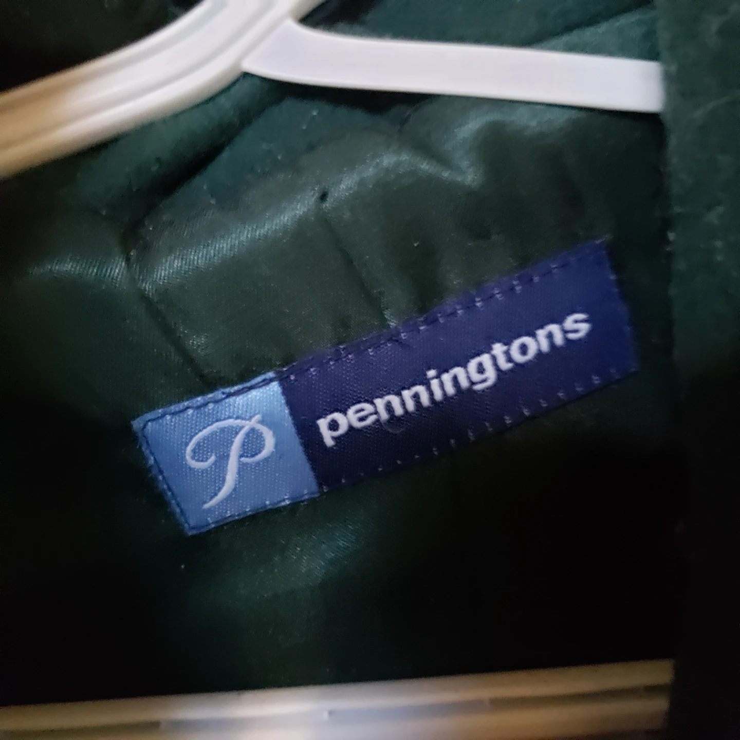 Penningtons dark green wool blend hooded coat - photo 3