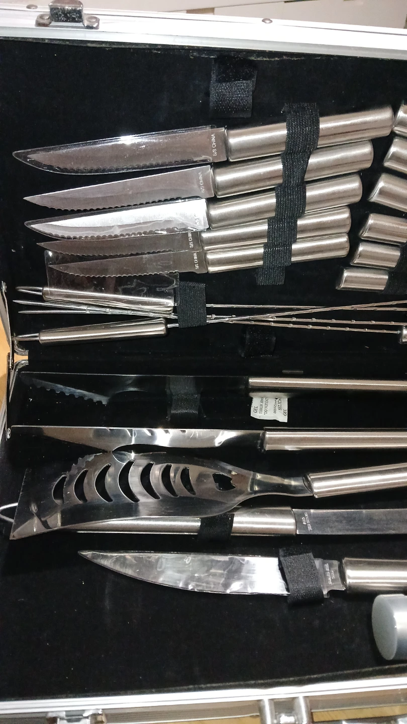 Stainless steel BBQ set for $60.00 - photo 2