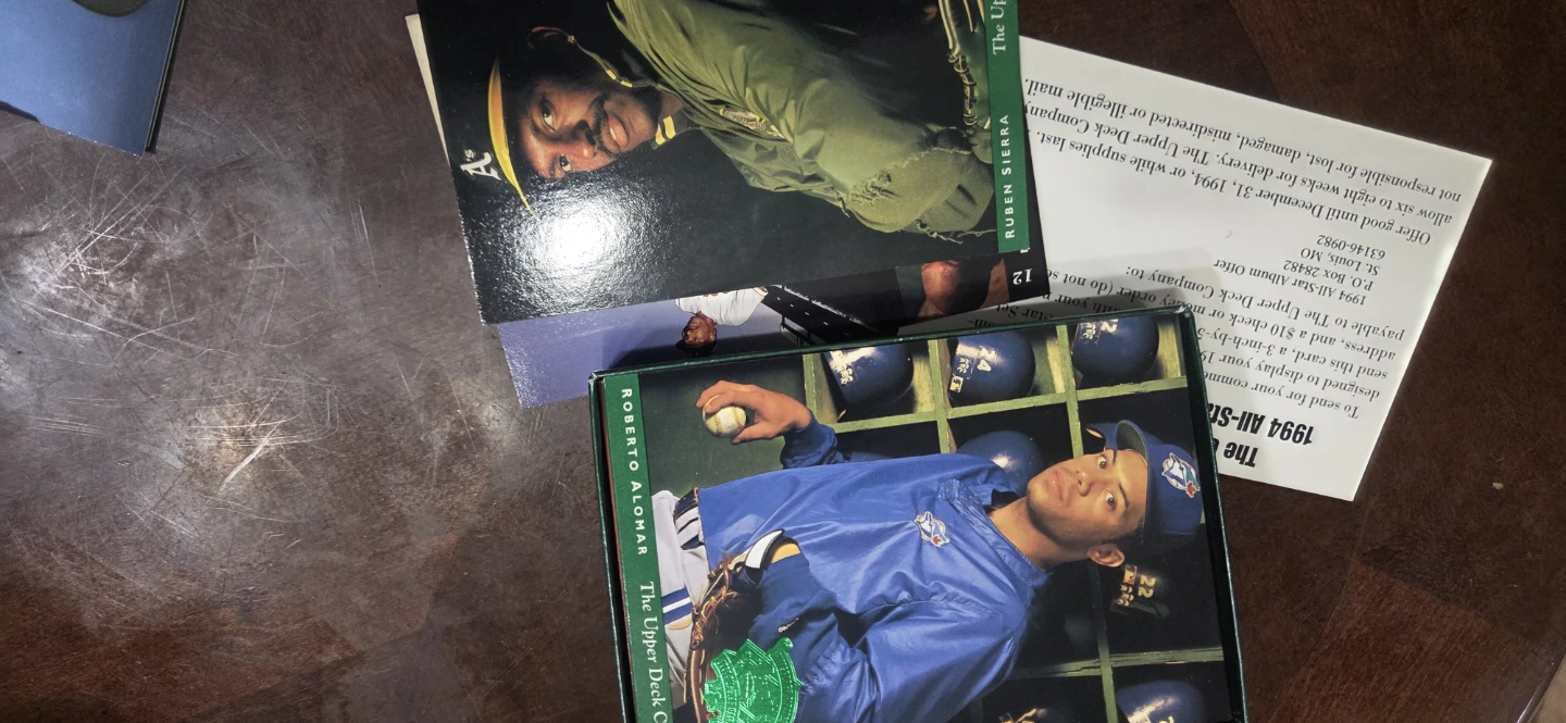 1994 Upper Deck All-Star Baseball Card Set - photo 5