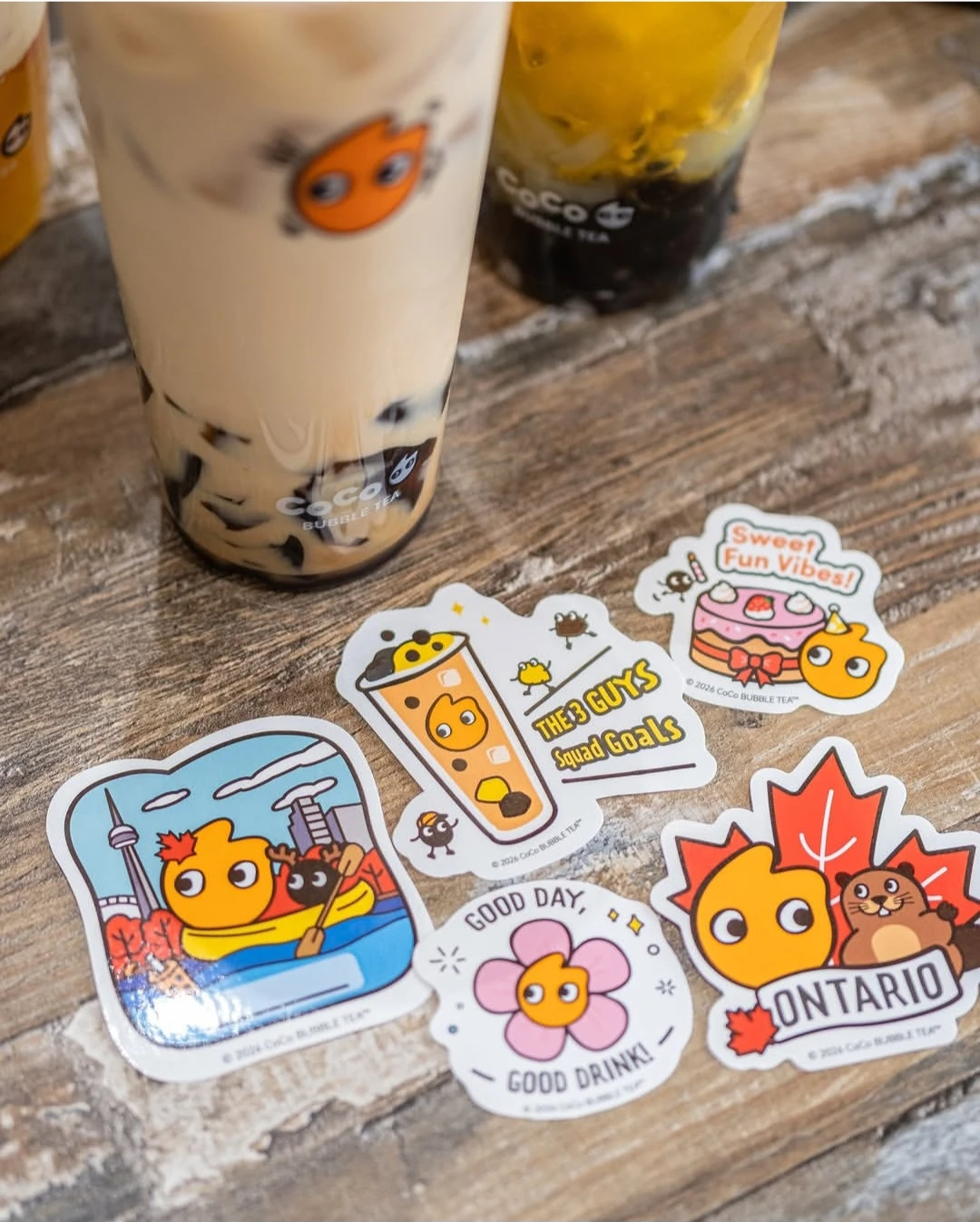 Coco Bubble Tea Limited Edition Ontario/ Toronto Sticker Pack - photo 2