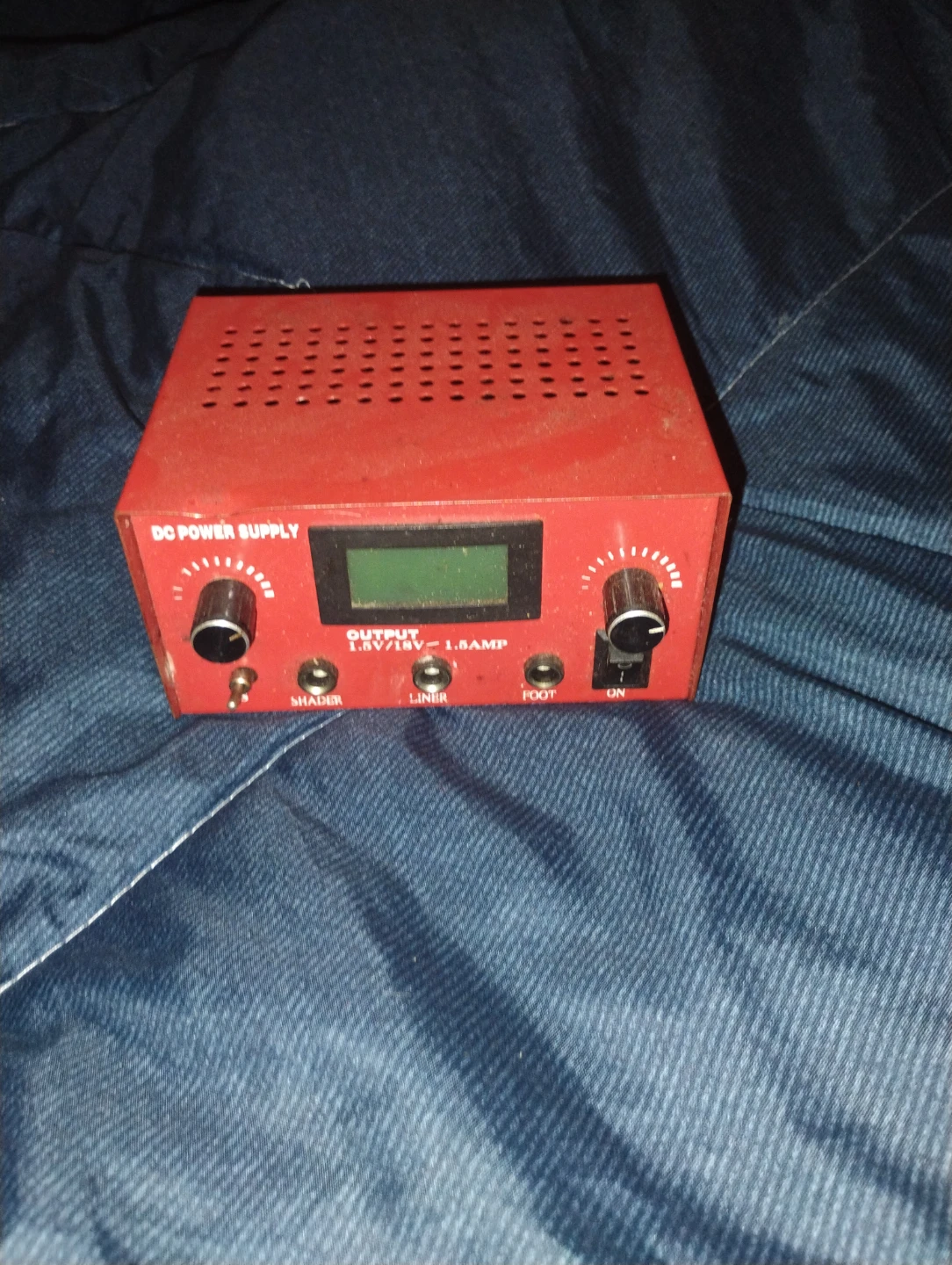 Red Tattoo DC Power Supply