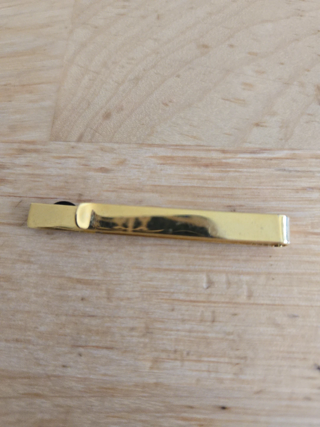 Gold-Tone Tie Bar with Black Accent - photo 4