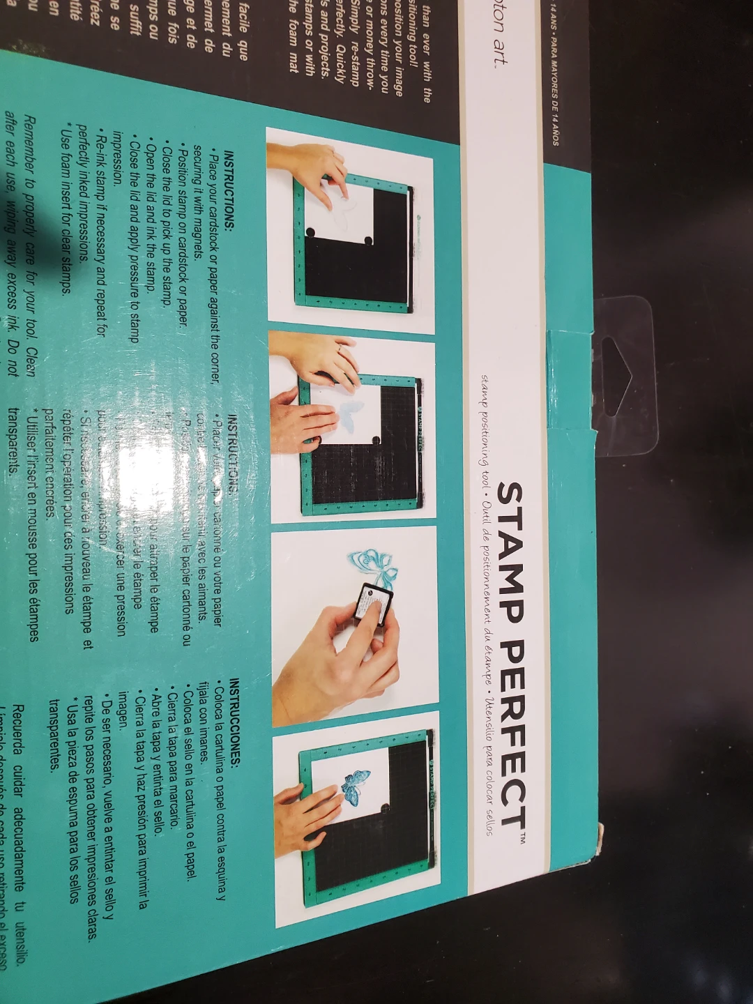 Hampton Art 10" x 10"Stamp Perfect Positioning Tool - photo 5