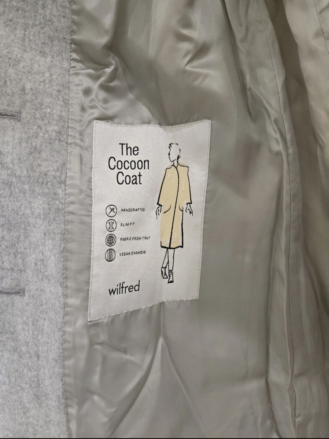 Aritzia The Cocoon Jacket light Grey XS - photo 3