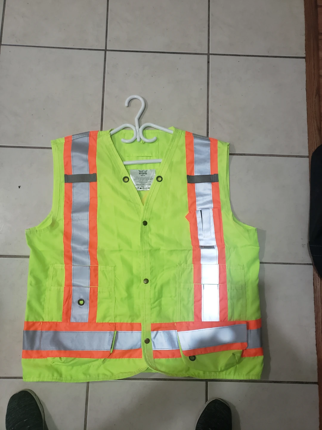 Big K, Viking hi vis vests and Coleman windbreaker