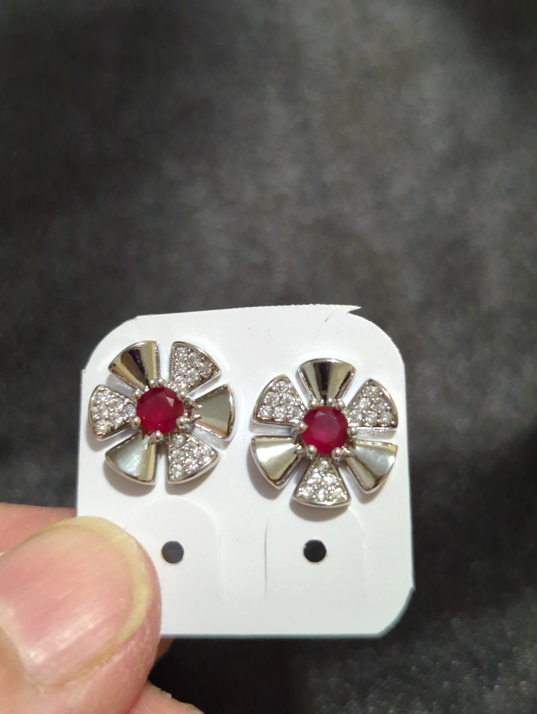 Flower Shape Stud Earrings