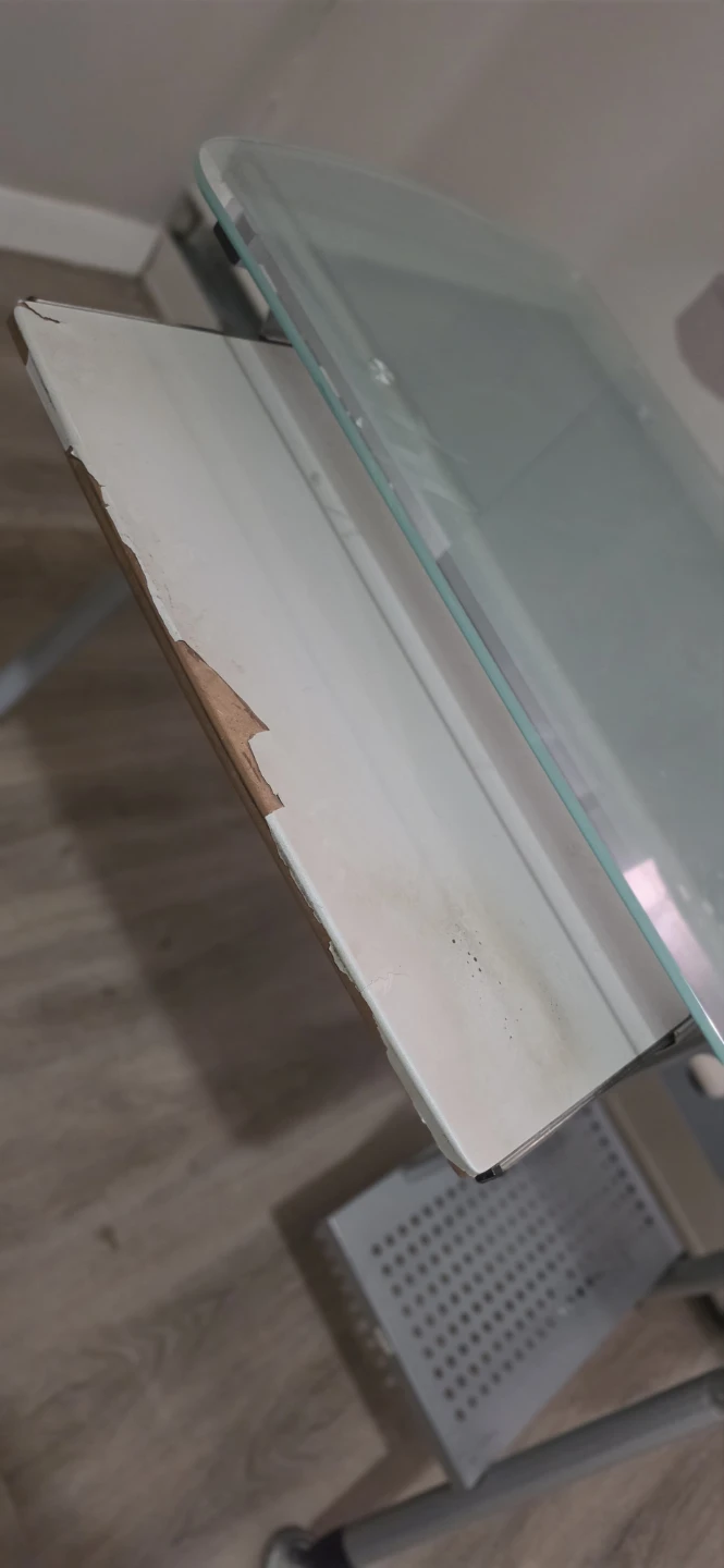 Glass Computer Desk - photo 3