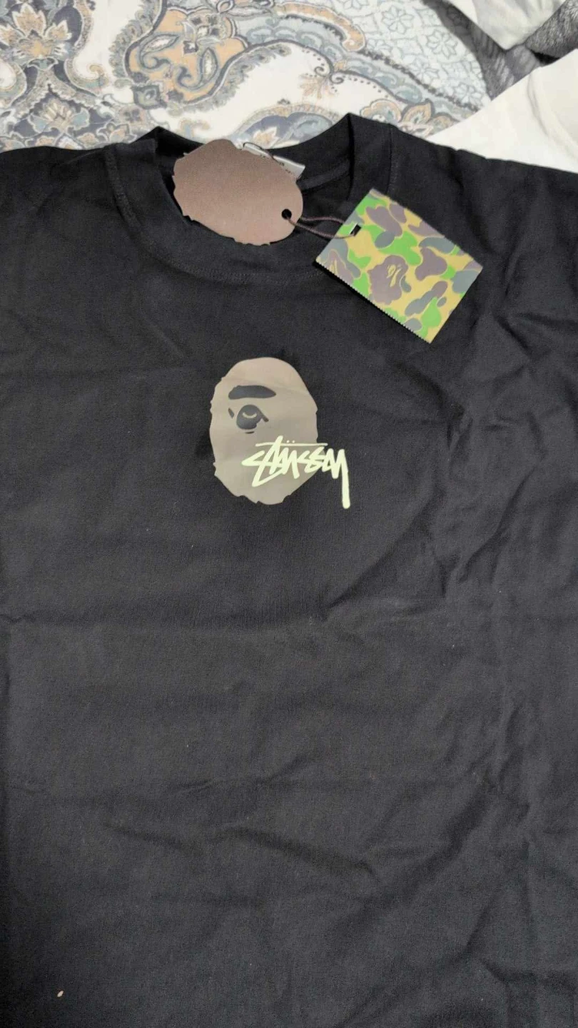Stussy x A Bathing Ape Bape T-Shirt - photo 2