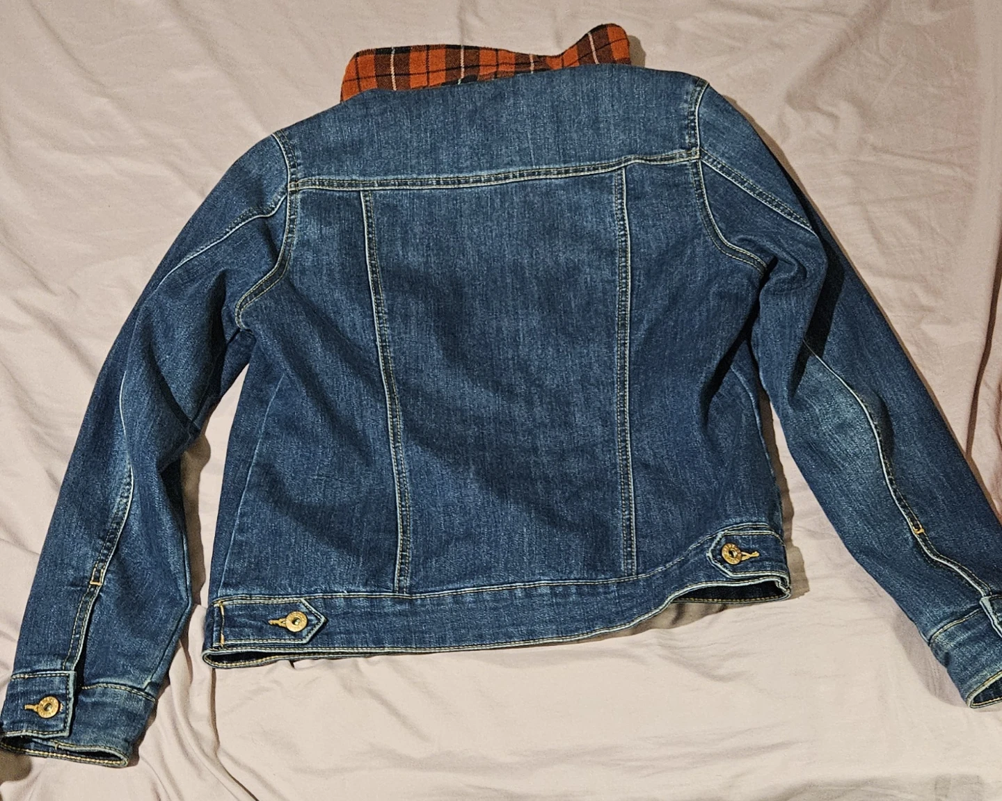 Parasuco Denim Jacket with Plaid Lining - photo 4