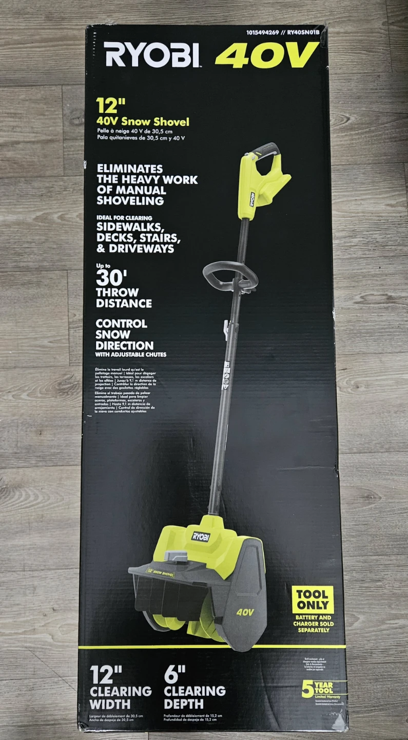 Ryobi Snow Shovel and vaccum