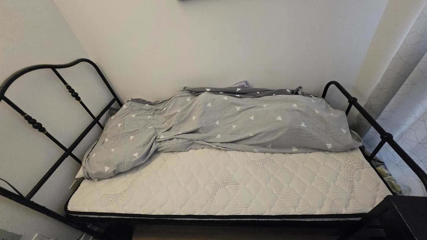 Ikea bed frame and  mattress