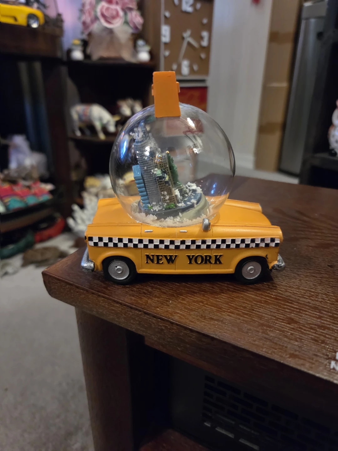 New York City Taxi Snow Globe
