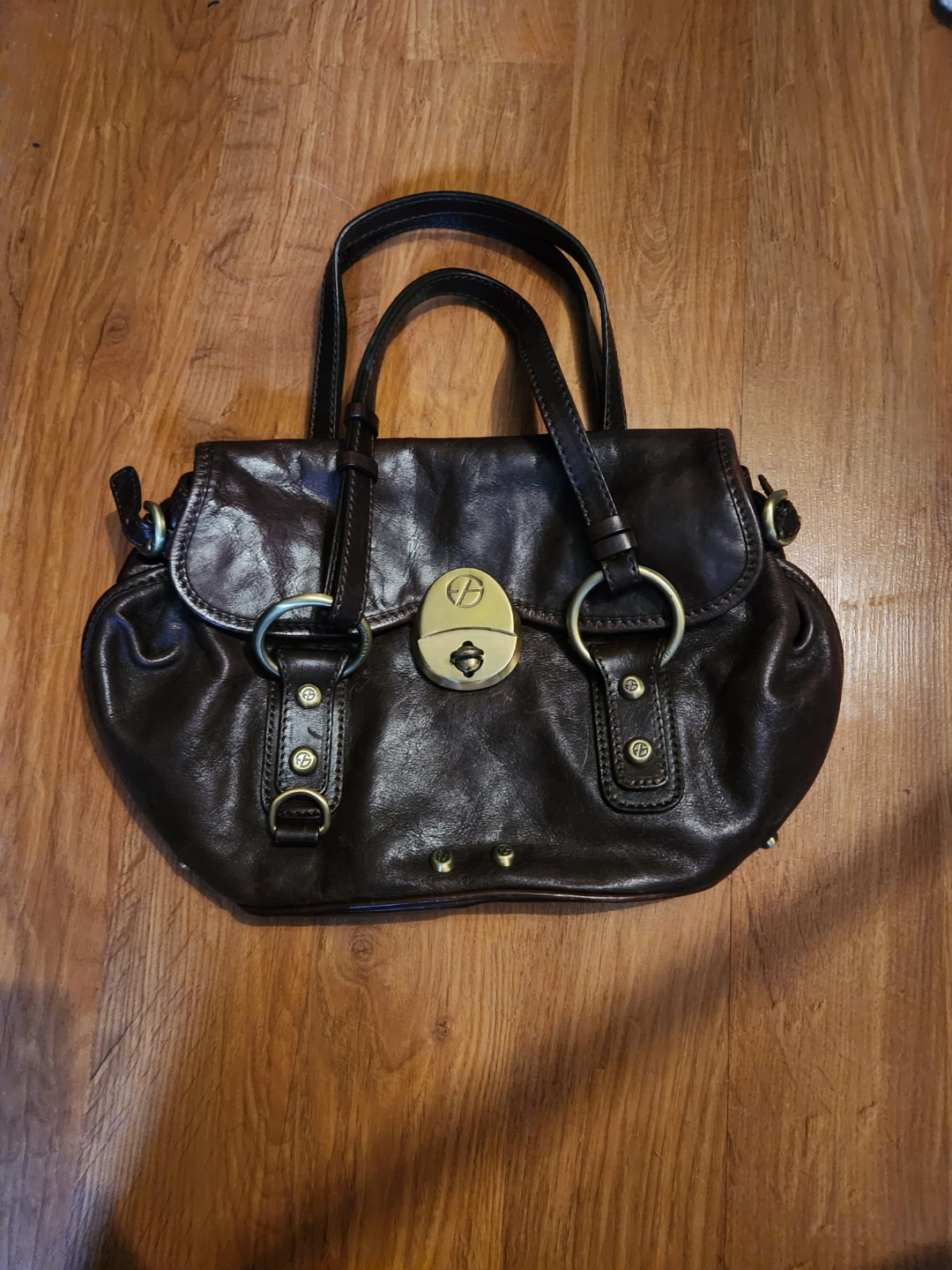 Francesco Biasia Brown Leather Handbag - photo 3