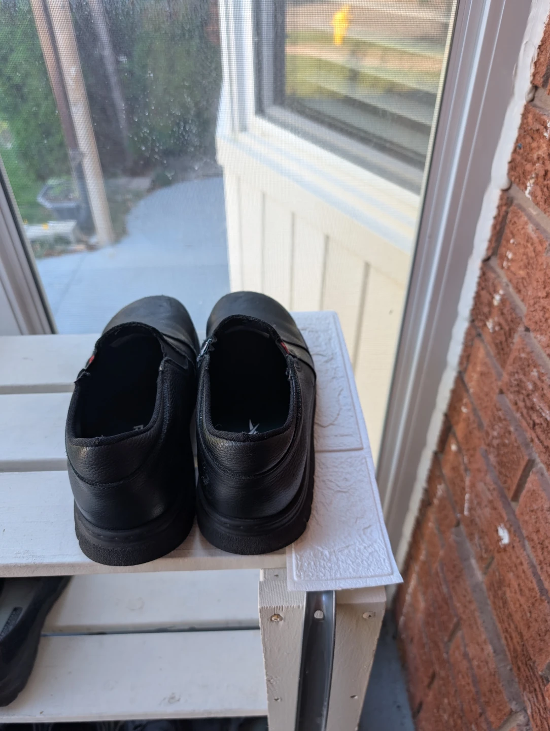 Safety shoes Reebok Black Slip-On Shoes
