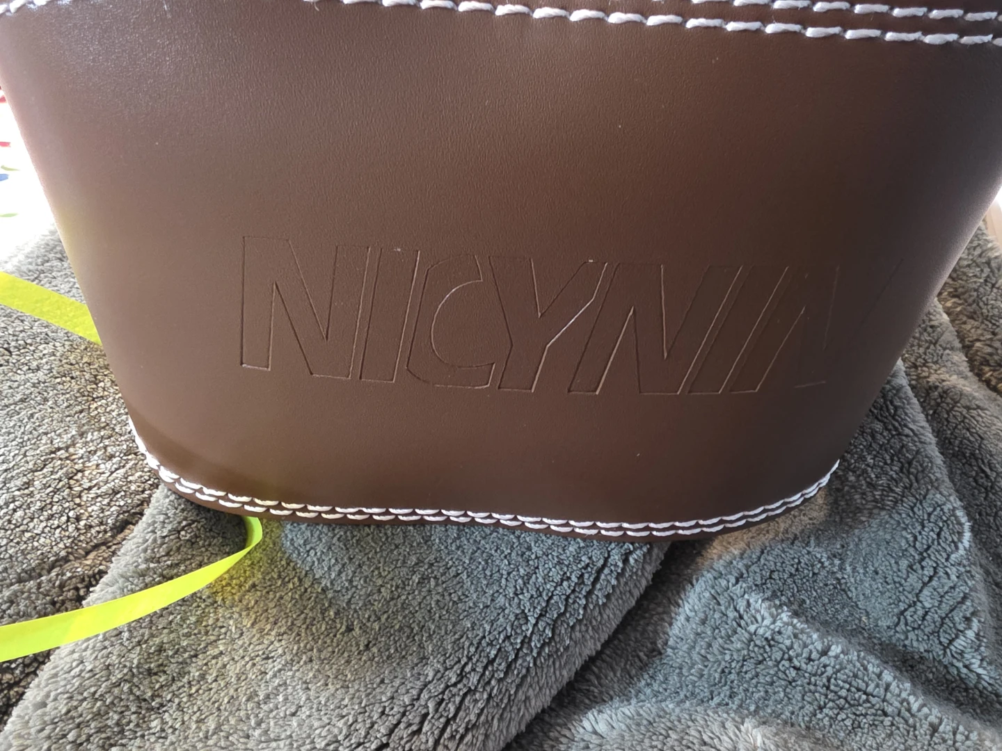 Nicynin Weight Lifting Belt, Brown, Size M - photo 4