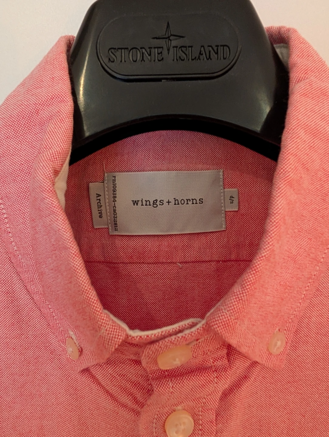 Wings+Horns Pink Oxford Button-Down Shirt - photo 3