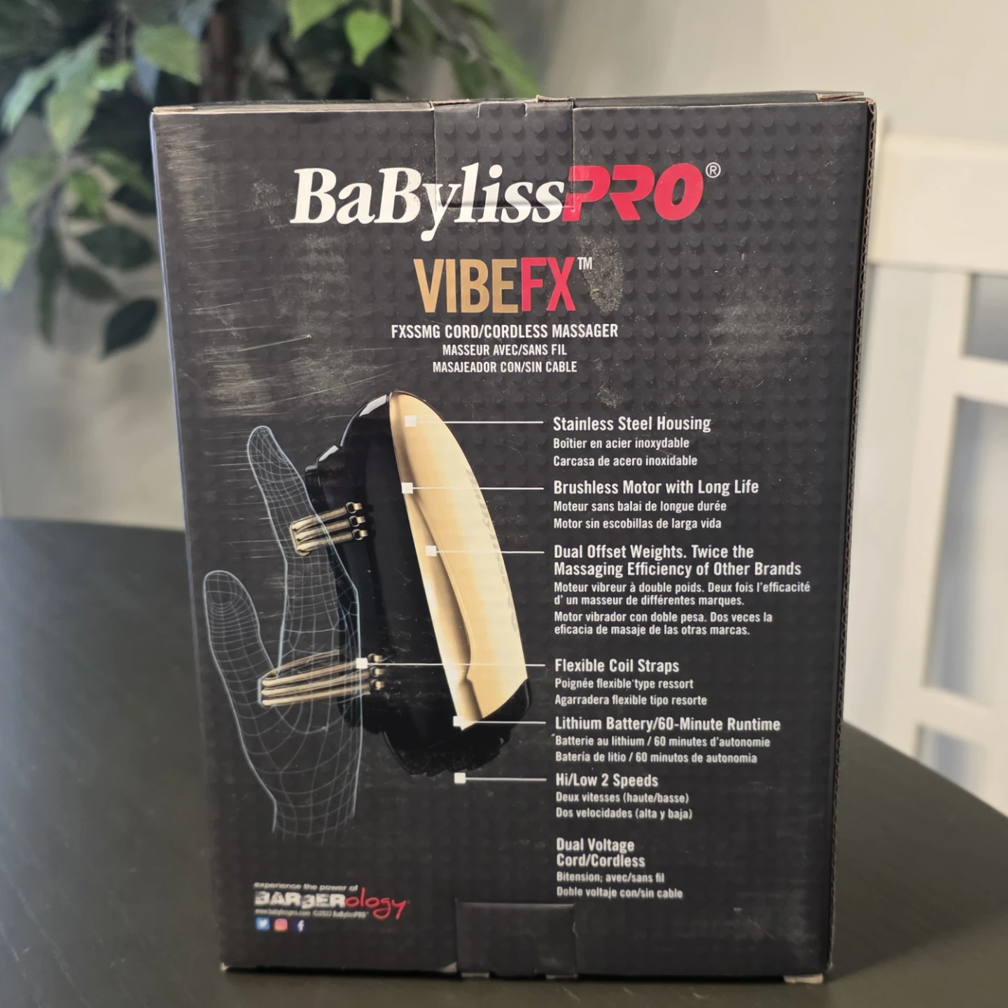 BaBylissPRO VIBEFX Cord/Cordless Massager - photo 2