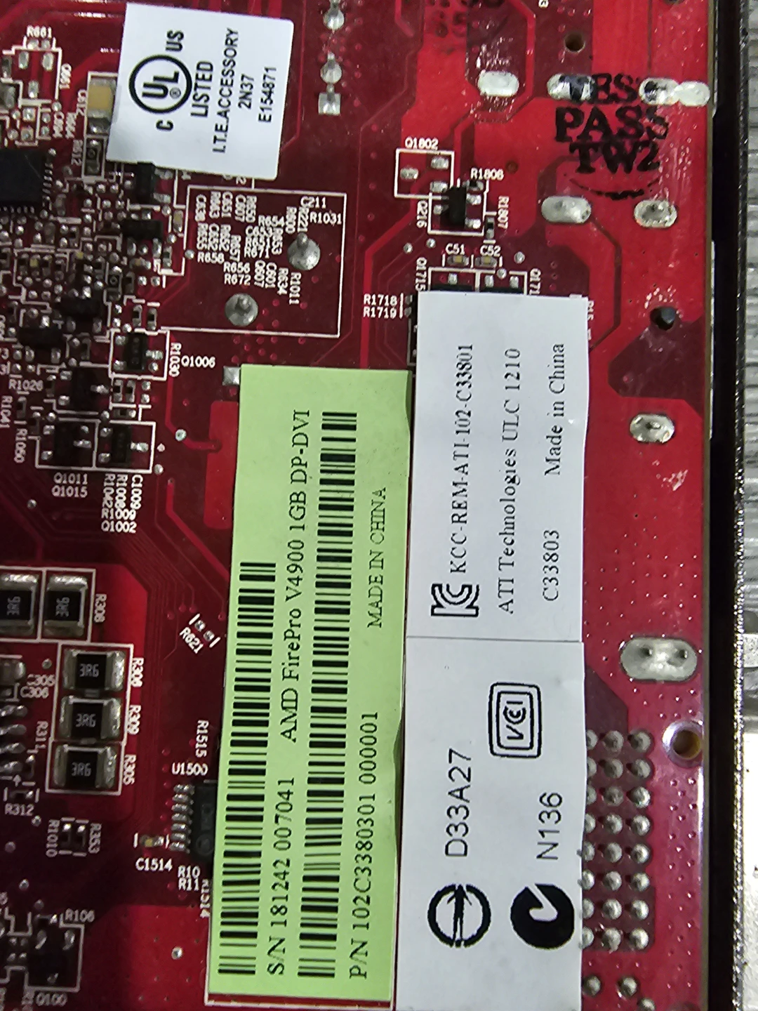 AMD FirePro V4900 1GB Graphics Card - photo 3