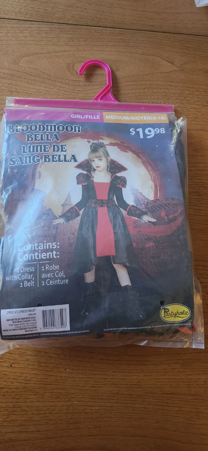 Bloodmoon Bella Costume Girl Medium 8-10