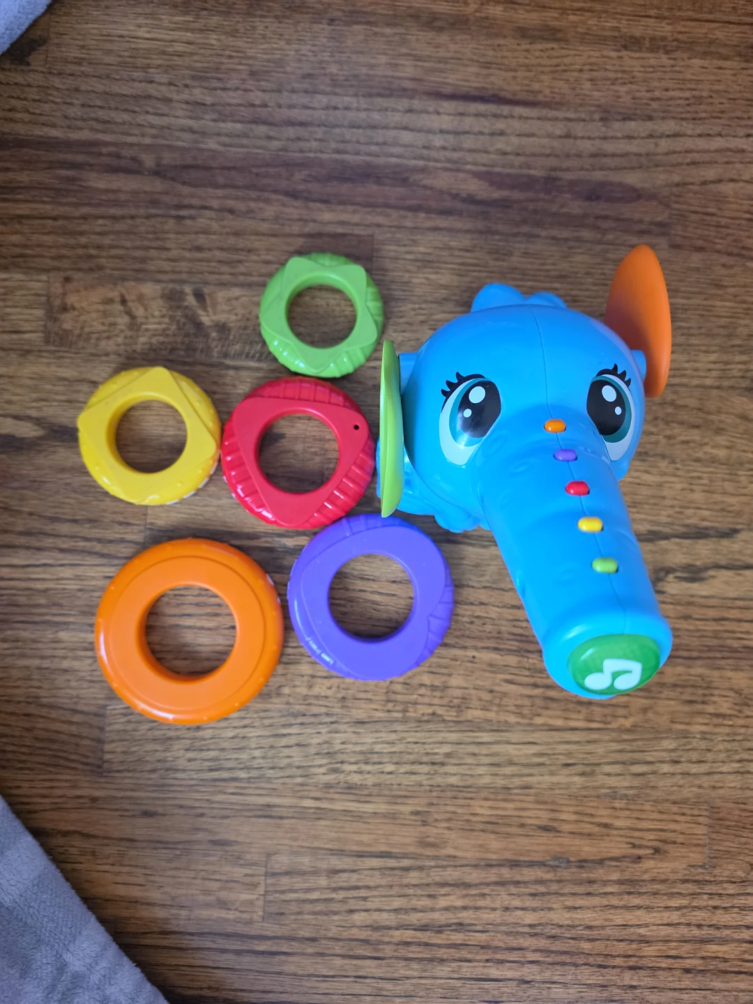 Interactive Musical Elephant Stacking Toy - photo 3