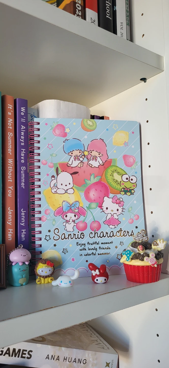 Sanrio Characters Fruit Spiral Notebook