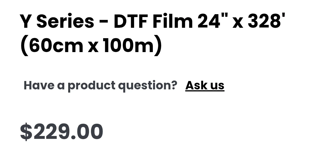 DTF Film and Inks - photo 2