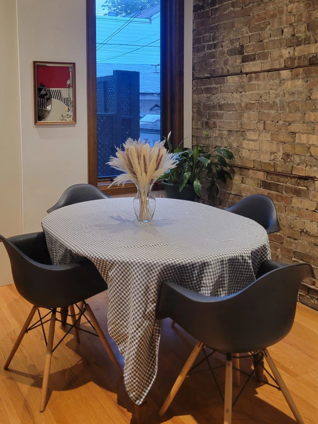 Set of 4 Black Mid-Century Style Armchairs - photo 2