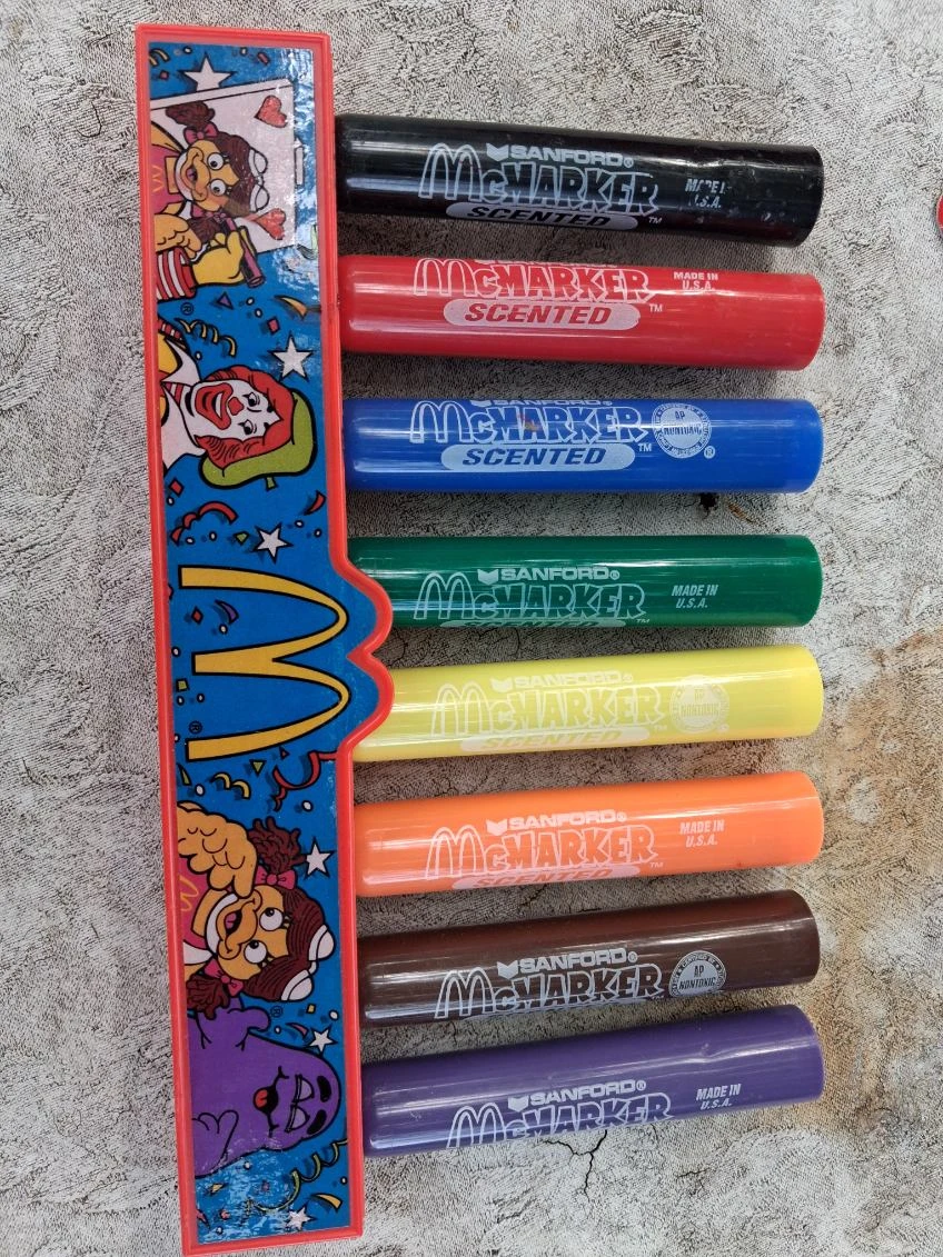 Vintage Sanford McDonald's McMarker Scented Set - photo 2