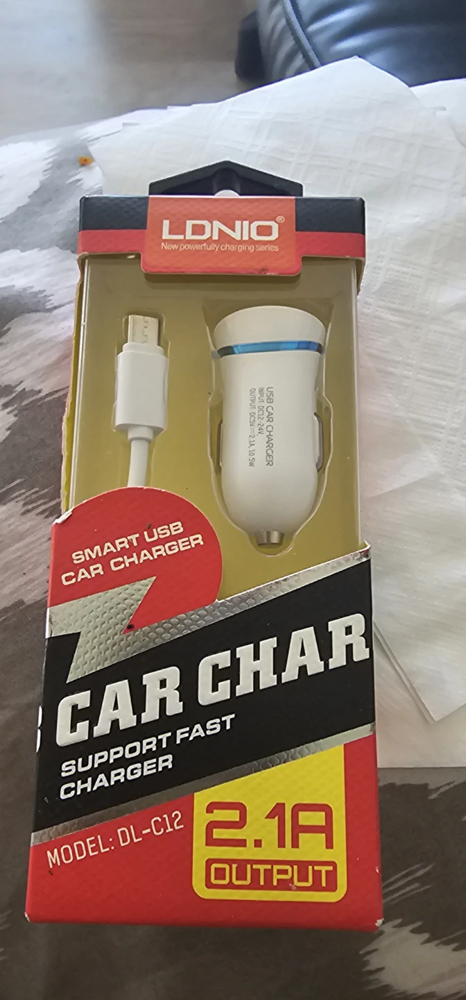 LDNIO DL-C12 Smart USB Car Charger