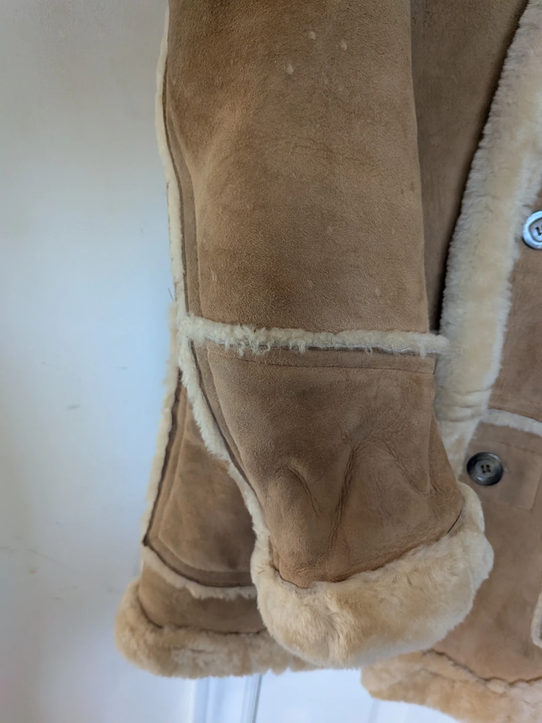 Cosa Nova Vintage Suede Sheepskin Coat - photo 2