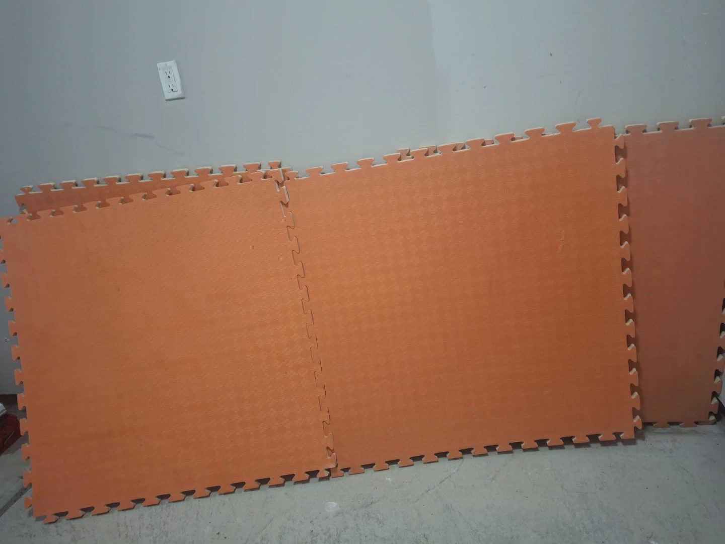Orange Interlocking Foam Floor Mats - photo 2