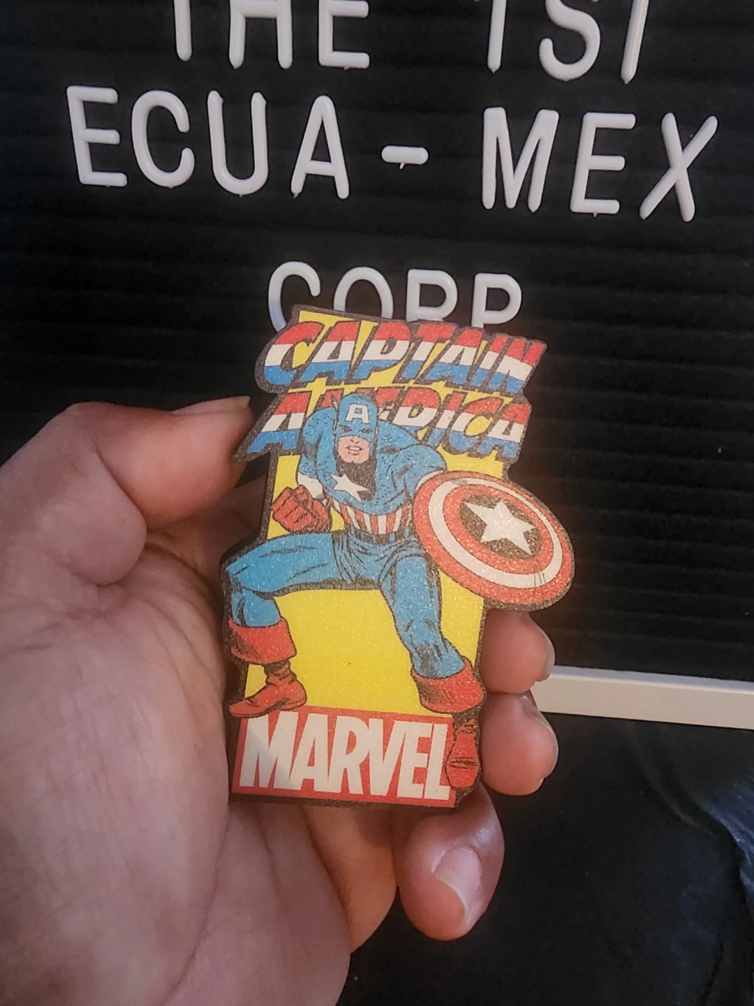 Set of 6 Marvel Superhero Wooden Wall Decals - photo 2