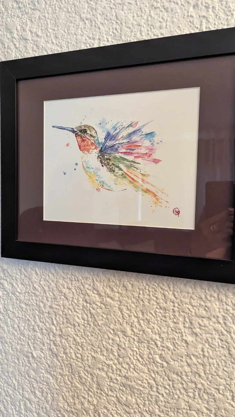 Set of 3 Framed Bird Watercolour Prints - photo 3