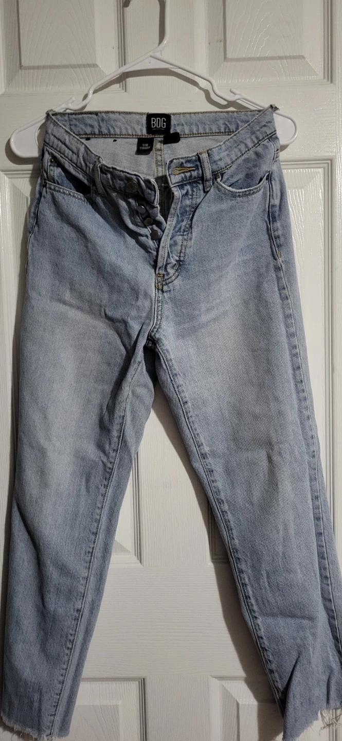 BDG Slim Straight Light Wash Jeans
