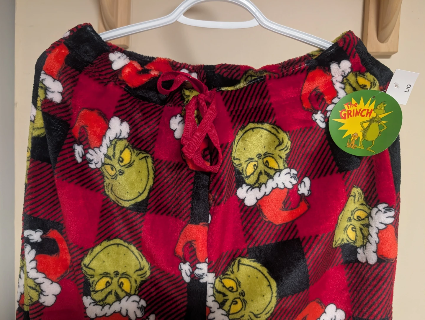 NEW The Grinch Fleece Pajama Lounge Pants Adult Size L/G - photo 4